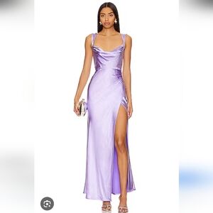 Runaway The Label X Revolve Lilac Havanna Maxi Dress
